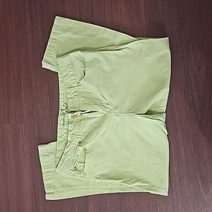 Celebrity gold cropped jeans